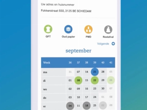 Alles overzichtelijk met de Irado Afvalapp