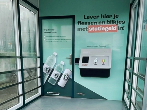 Statiegeldmachine donderdag buiten gebruik