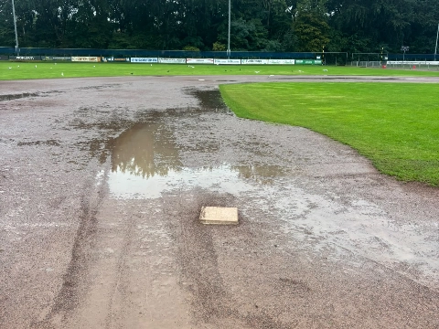 Honkbal afgelast