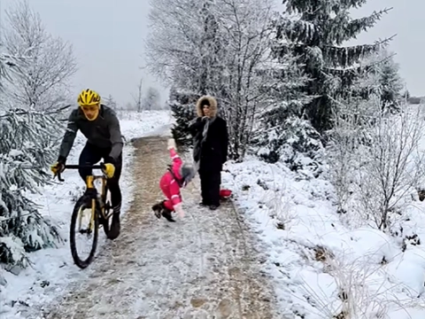 Kinderhatende mountainbiker is eigenlijk slachtoffer