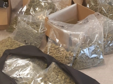 Twee mannen aangehouden na vondst 18 kilo henneptoppen