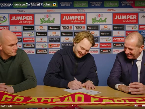 Snelle één dag hoofdsponsor Go Ahead Eagles