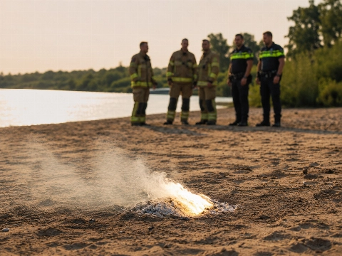 EOD waarschuwt voor levensgevaarlijke munitie bij laagwater