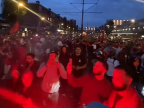 Ophef om politieoptreden na winst Marokko: 'Als we handhaven wordt het oorlog'