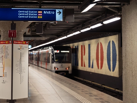 Geen metroverkeer in Amsterdam door grote storing