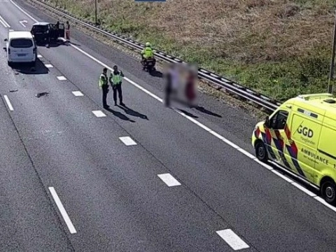Zes auto's betrokken bij ongeval op A12