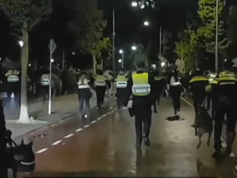 ME grijpt in bij uit de hand gelopen azc-protest, meer dan tien arrestaties