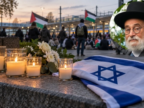 Opperrabbijn Jacobs hekelt pro-Palestijnse acties op herdenkingsdag Hamas-aanval