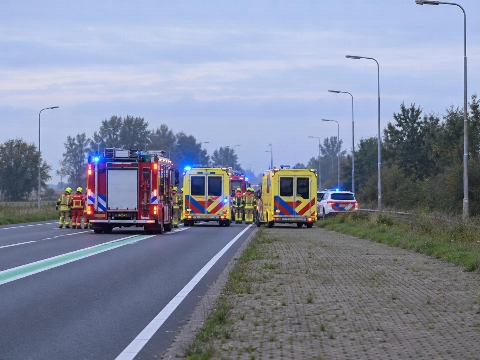 Vijf auto’s betrokken bij ernstig ongeval op N33 bij Appingedam