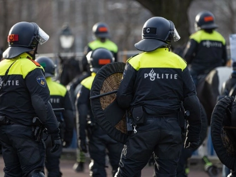 Politie-inzet tijdens demonstraties Malieveld