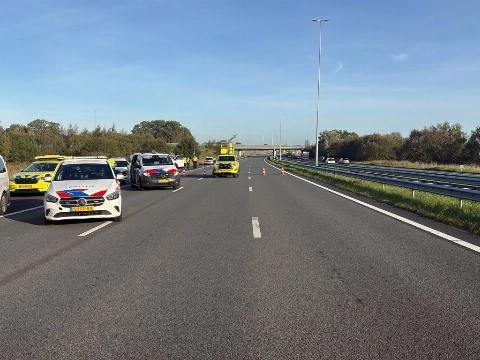 Dode bij viaduct in Breda, A16 urenlang afgesloten